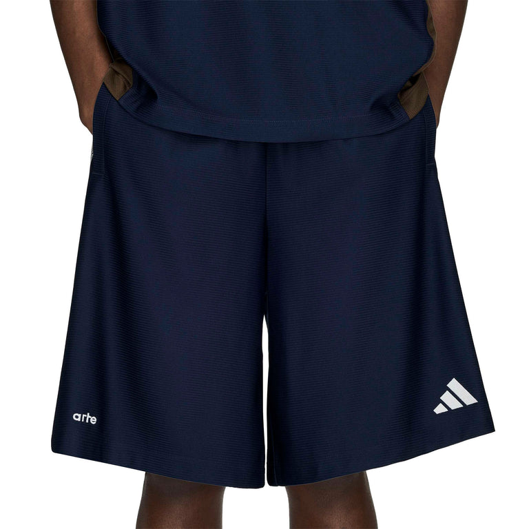 Adidas	x Arte Antwerp Football Shorts - XXL / Collegiate Navy / Off White - 3