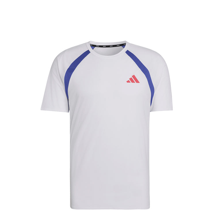 Adidas	Adizero Archive CLIMACOOL Running T-Shirt - L / White / Dual Indigo - 1