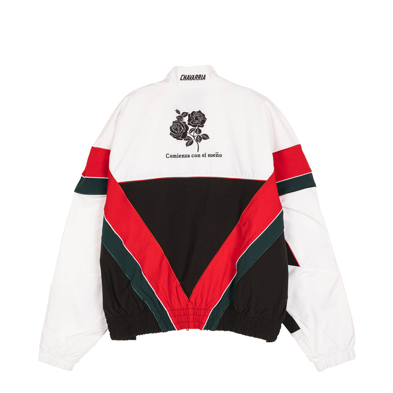 Adidas x Willy Chavarria Woven Track Jacket - L / White / Black - 2