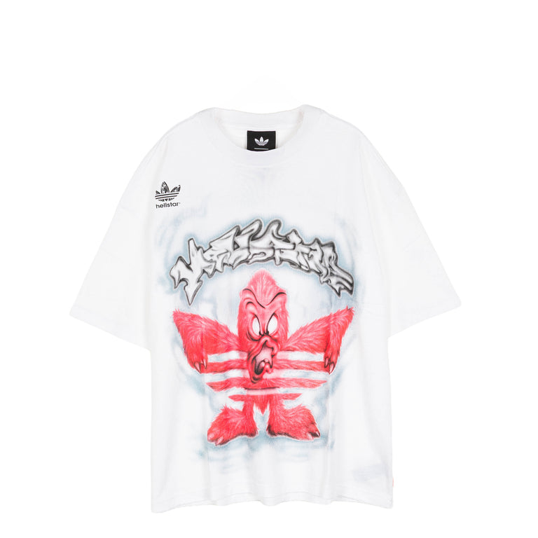 Adidas	x Hellstar Graphic T-Shirt - M / White / White
