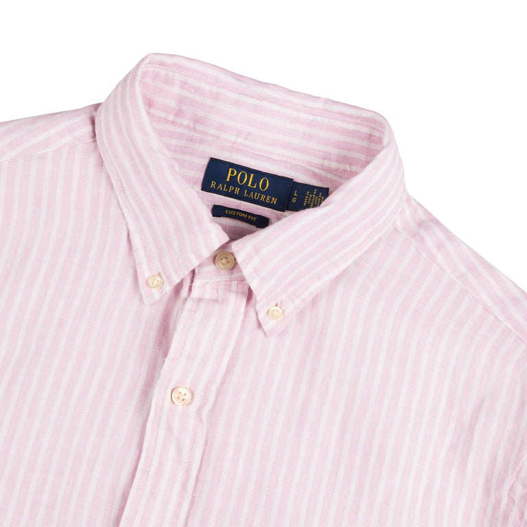 Polo Ralph Lauren Custom Fit Striped Linen Shirt