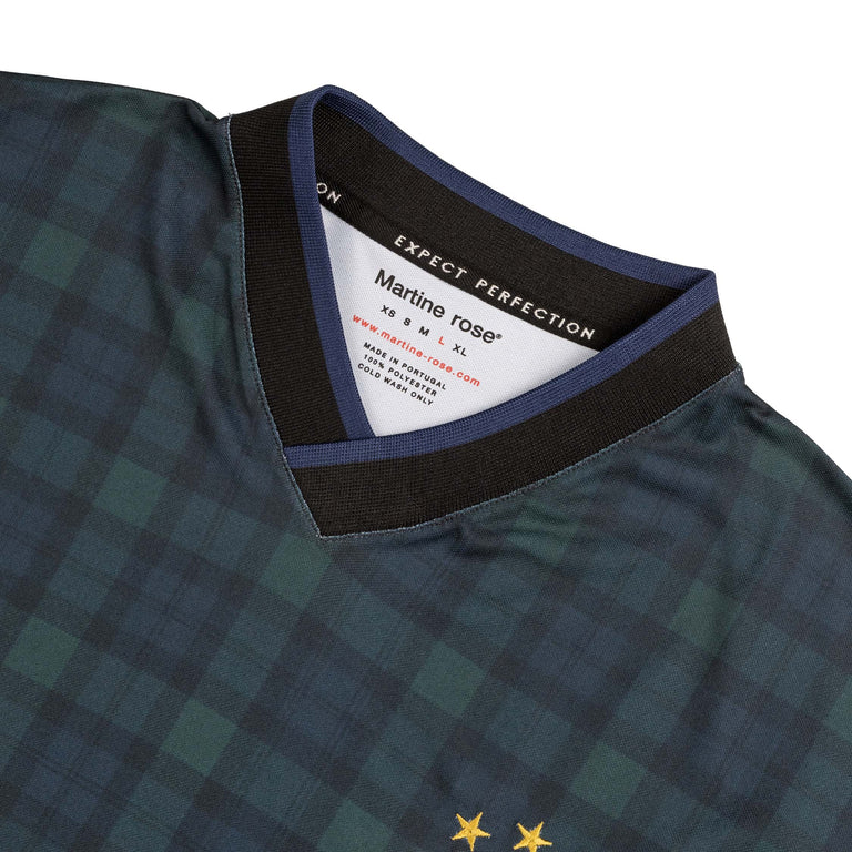 Martine Rose Checkered Football Shirt