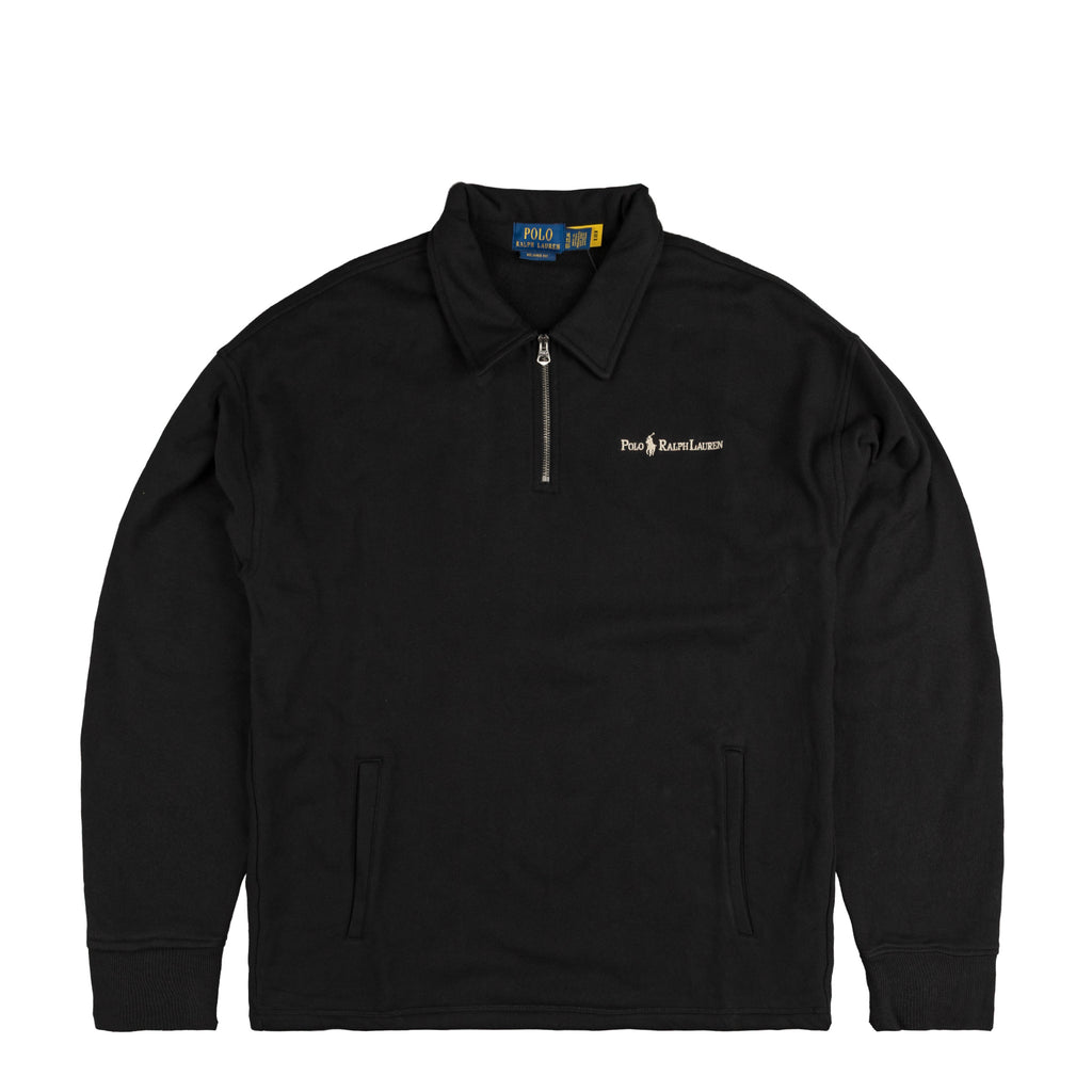 【美品】Polo by Ralph Laurenブラックスイングトップジップ Polo by Ralph Lauren ラルフローレン ブルゾン/スイングトップ 黒