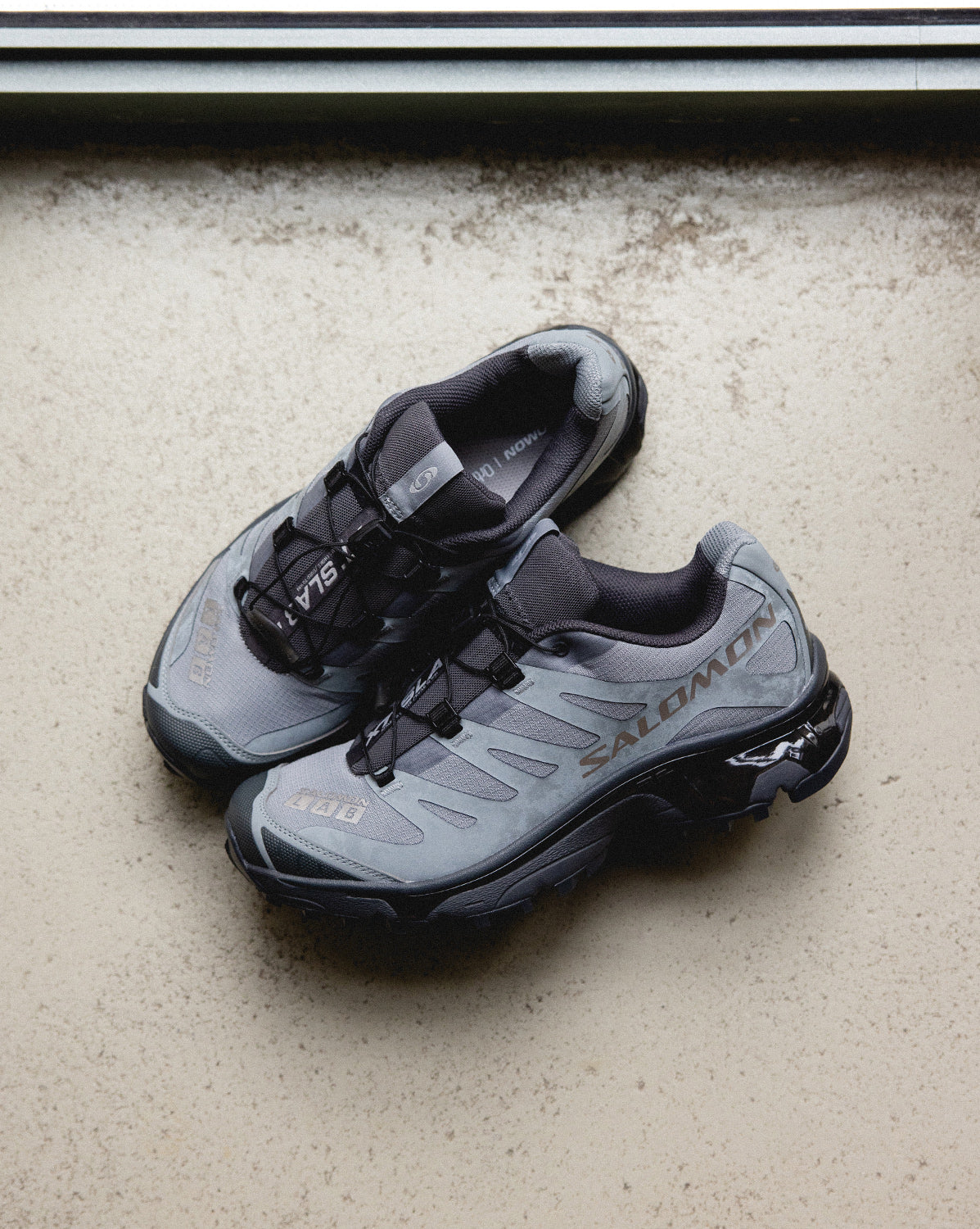 SALOMON XT-4 OG PROTECTIVE 25.0 スニーカー Salomon XT-4 OG Protective Monument Asphalt Men's