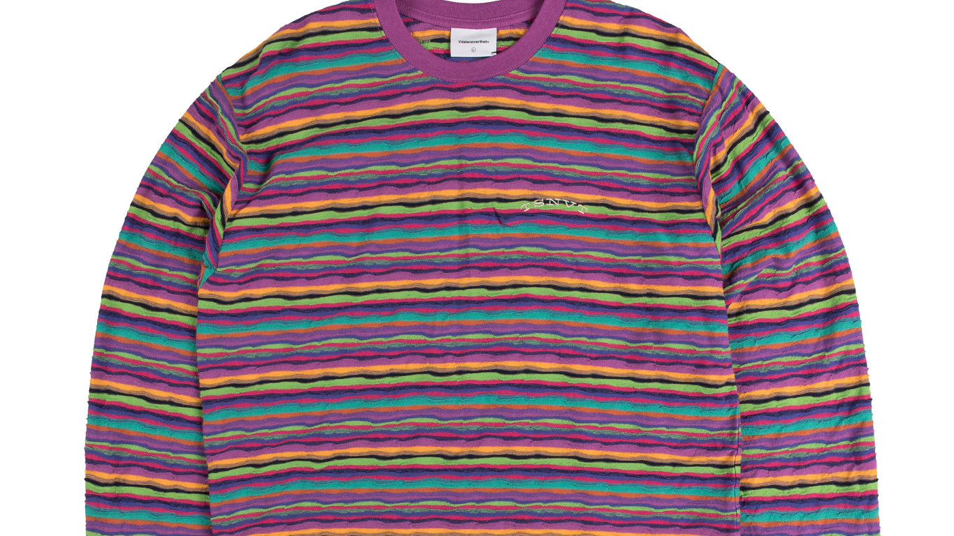 thisisneverthat Wave Jacquard Longsleeve Tee | Apparel » Buy