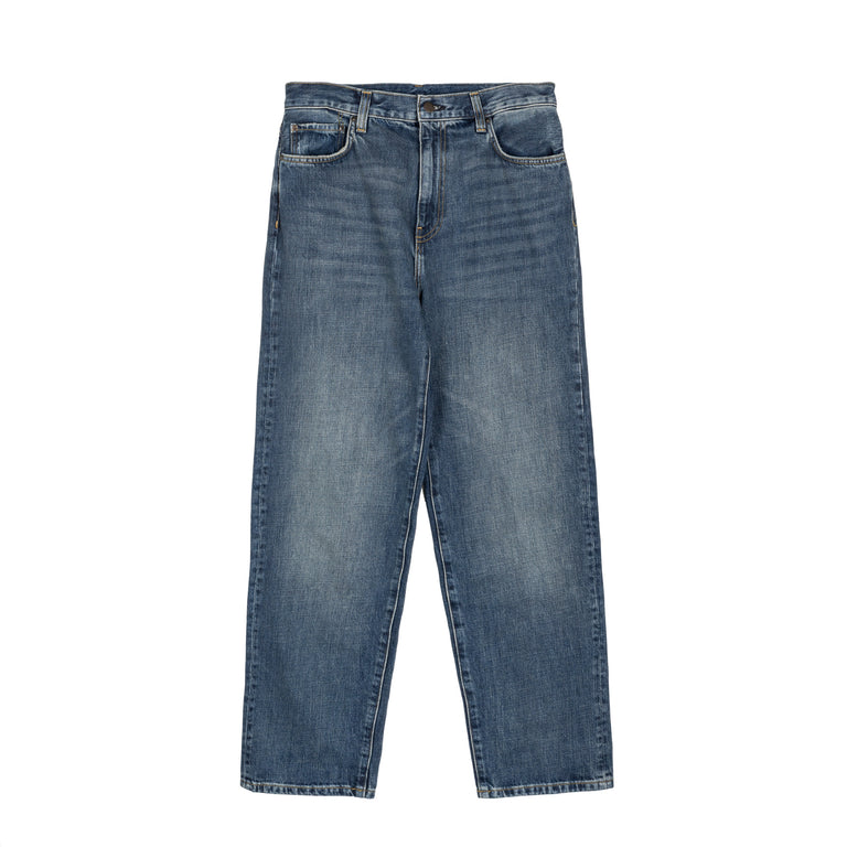 Carhartt WIP Aaron Pant - 36 / Blue / Dark Used Wash
