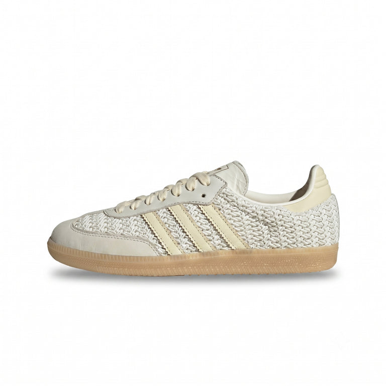 Adidas Samba OG W *Woven* - 35 1/3 / Off White / Warm Vanilla / Gum 3 - 1