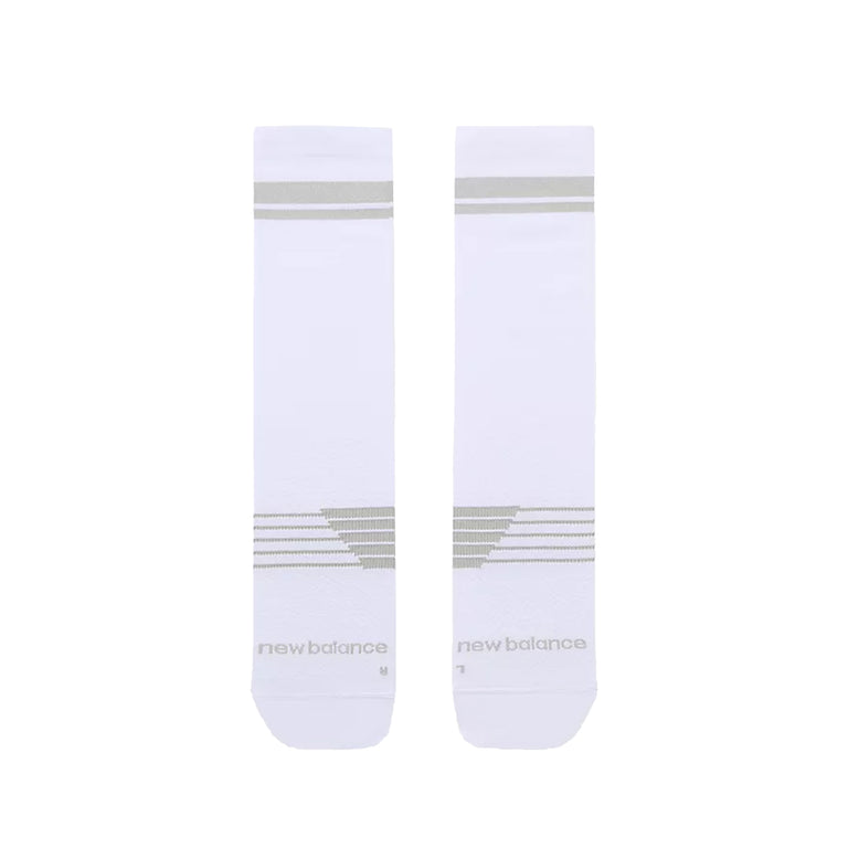 New Balance Pro Run Crew Socks 1 Pair - S / White - 2