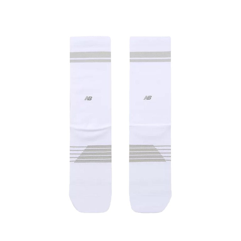 New Balance Pro Run Crew Socks 1 Pair - S / White - 3