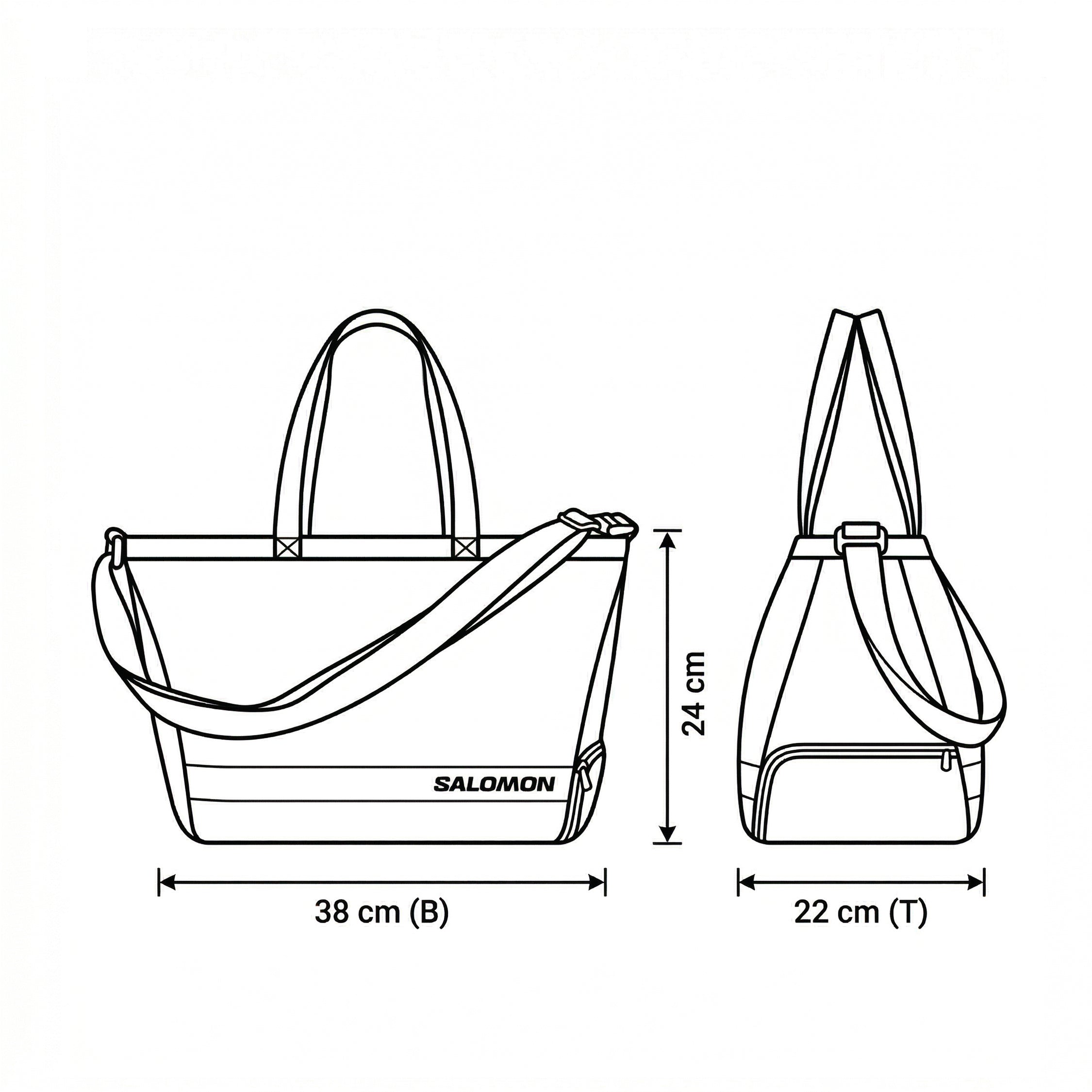 バッグ EXTENDED TOTEBAG - SALOMON EXTENDED TOTEBAG Black | Salomon