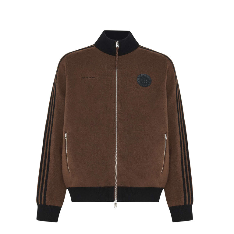 Adidas	x Song for the Mute ADI008 Knit Jacket - L / Preloved Brown - 1
