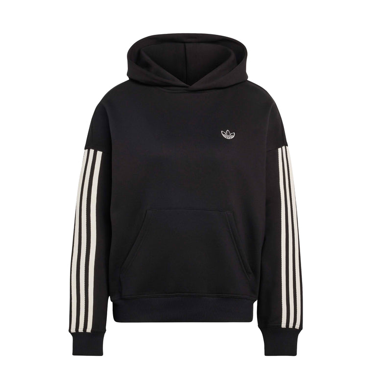 Adidas adiSignature Fleece Hoodie - L / Black / Off White - 1
