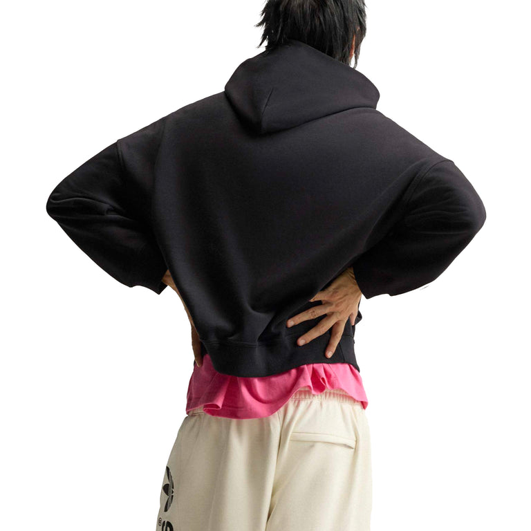 Adidas adiSignature Fleece Hoodie - L / Black / Off White - 3
