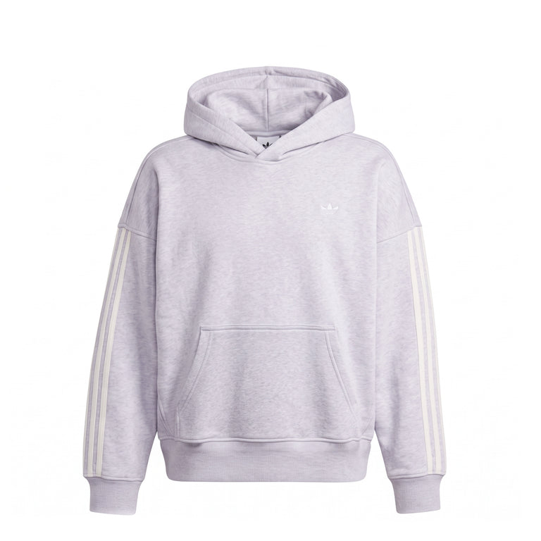 Adidas adiSignature Fleece Hoodie - S / Light Grey Heather / Off White - 1
