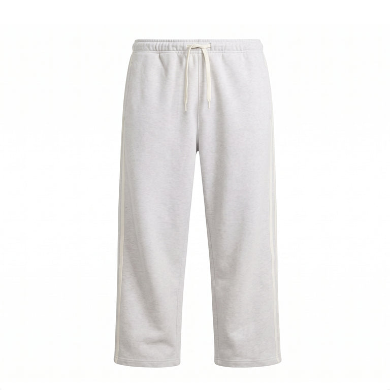 Adidas adiSignature Fleece Sweat Pants - XL / Light Grey Heather / Off White - 1
