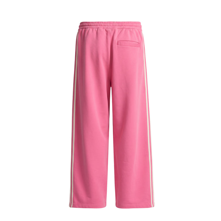 as	adiSignature 3 Stripes Open Hem Sweatpants - XL / Pulse Magenta / Off White - 2
