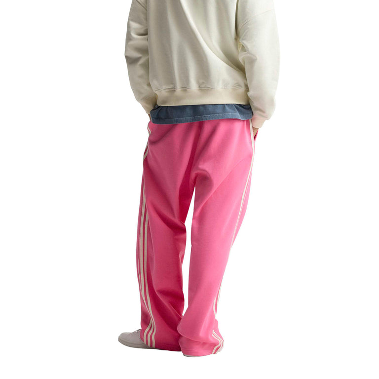 as	adiSignature 3 Stripes Open Hem Sweatpants - XL / Pulse Magenta / Off White - 4
