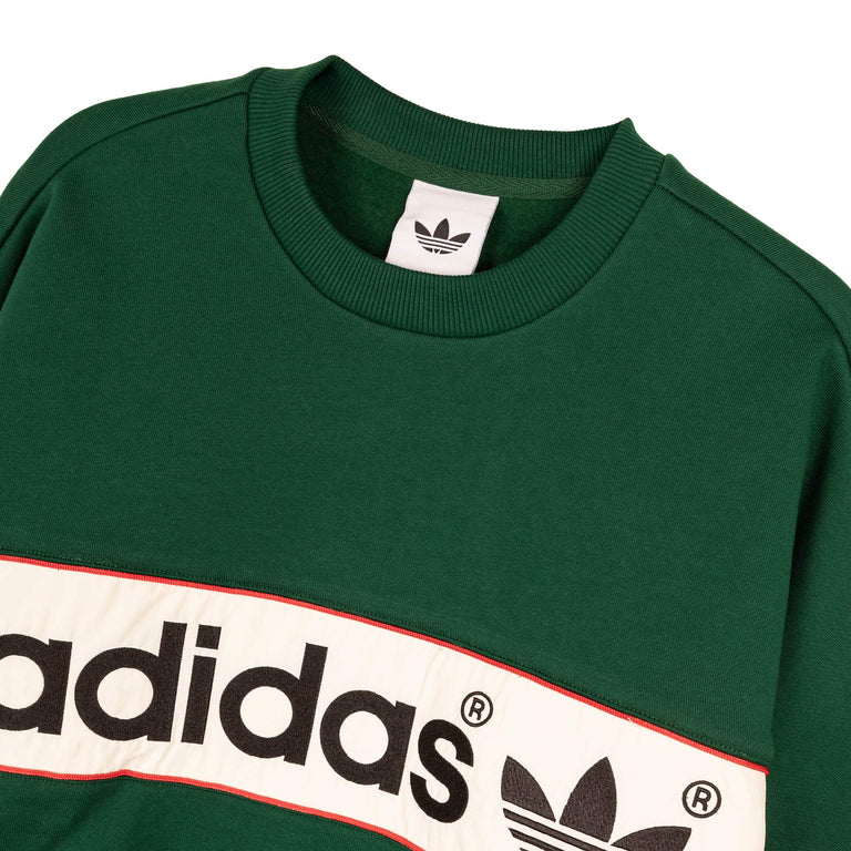 Adidas	adiSignature NY Crewneck Sweatshirt - L / Dark Green - 2