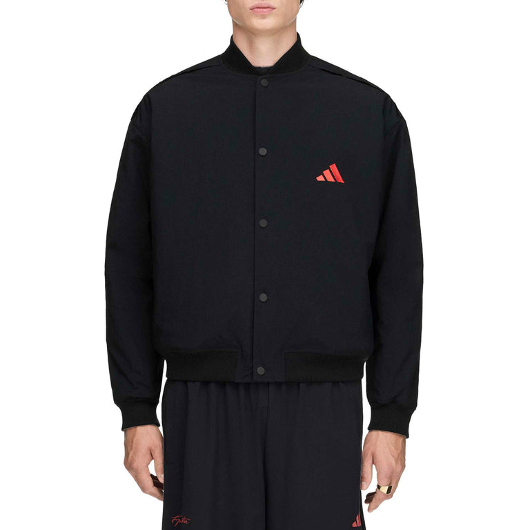 Adidas	x Tyrrell Winston College Jacket - L / Black / Better Scarlet - 3