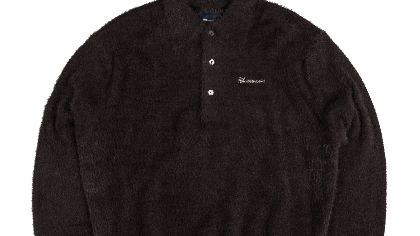 thisisneverthat SCT-Logo Shaggy Knit Polo | Apparel » Buy