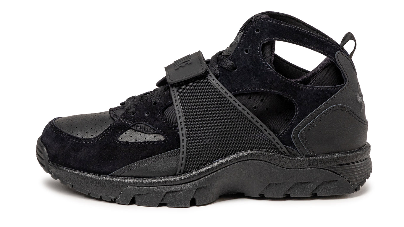 all black high top huaraches
