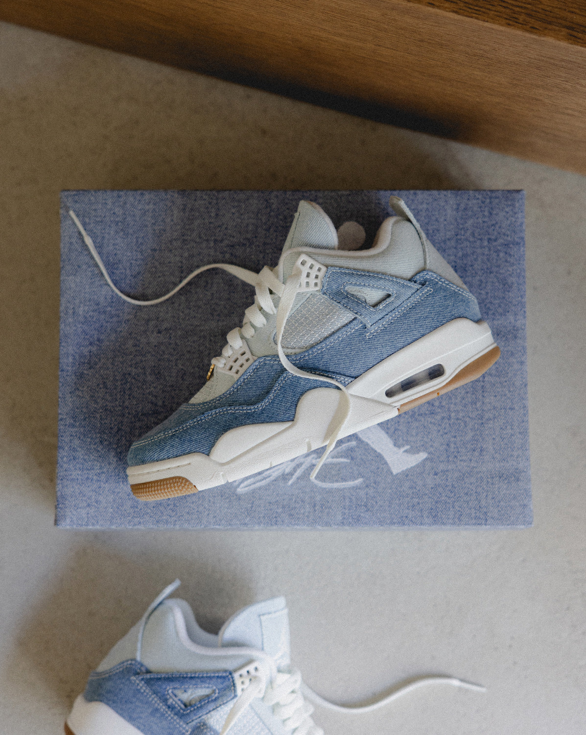 Nike Wmns Air Jordan 4 Retro *Worn Blue* Sneaker » Buy