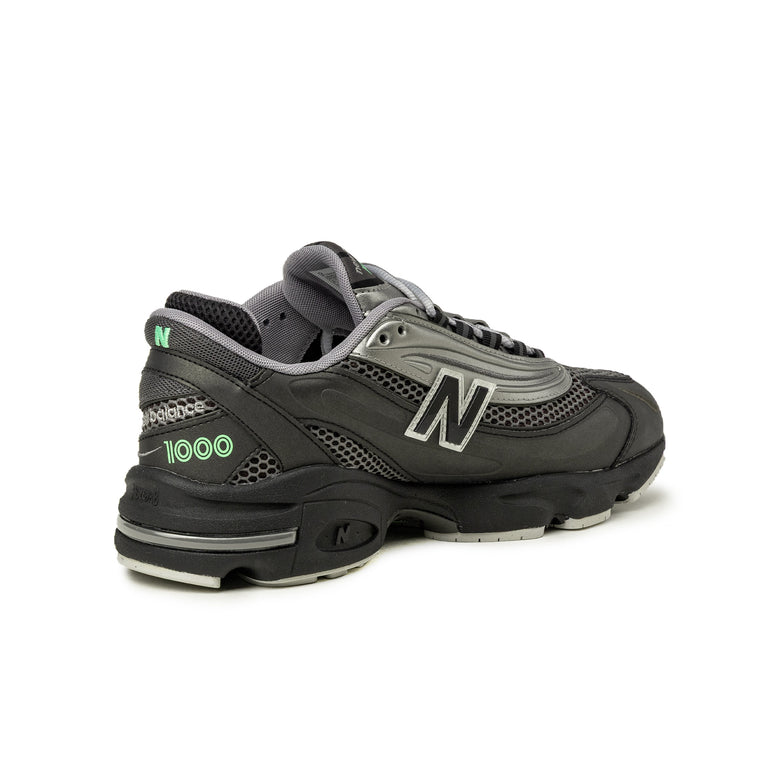 New Balance M1000T - 46.5 / Black / Dark Silver Metallic / Lime Leaf - 3
