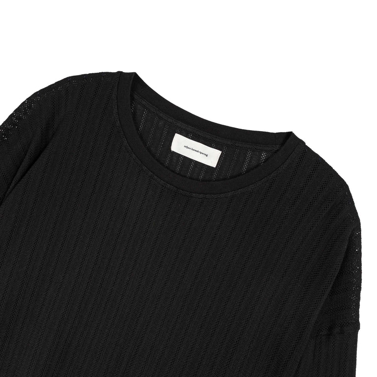 mfpen	Relaxed Longsleeve Tee - XL / Black Lace Stripe - 2
