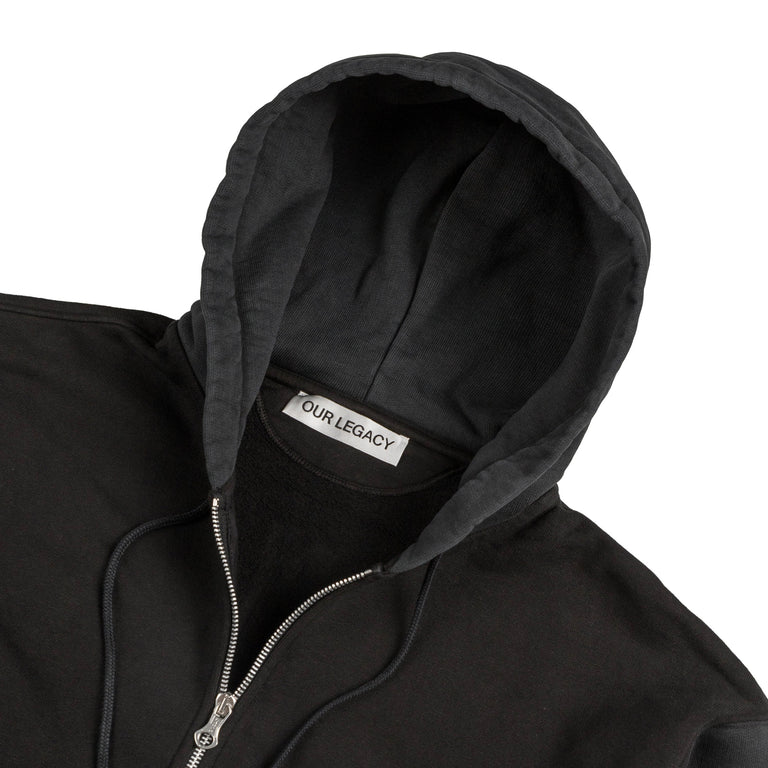 Our Legacy Rascal Hood (Pigment Black Hefty Fleece)