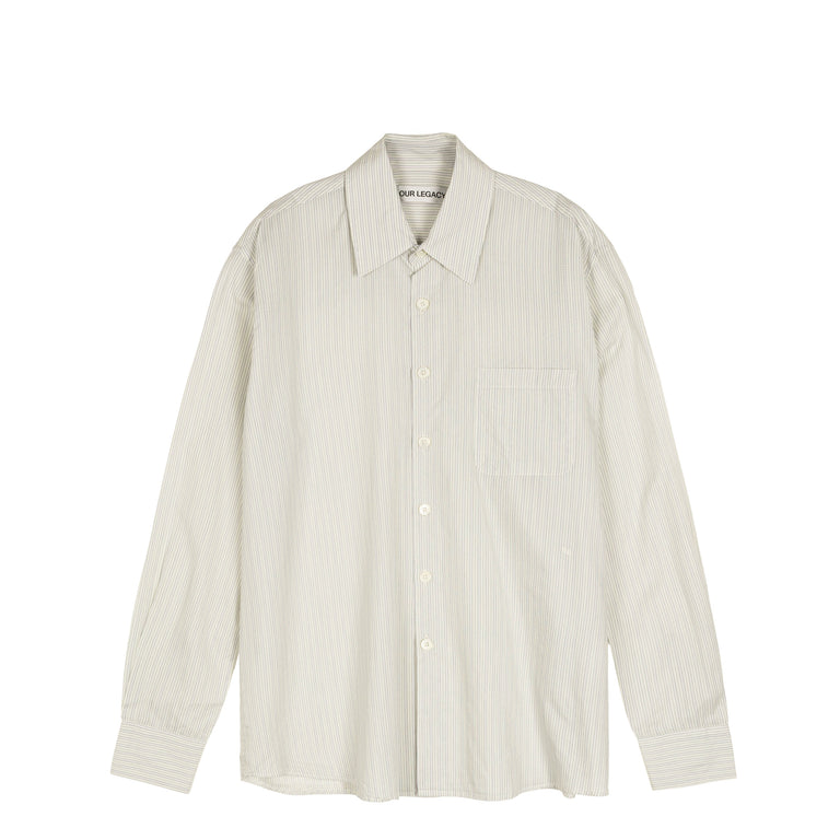 Our Legacy Above Shirt - 48 / Index Stripe Coolhread Cloth
