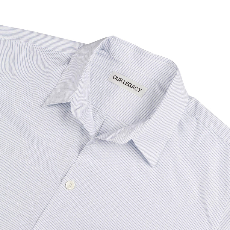 Our Legacy Beyond Shirt (Diner Pinstripe Super Poplin)