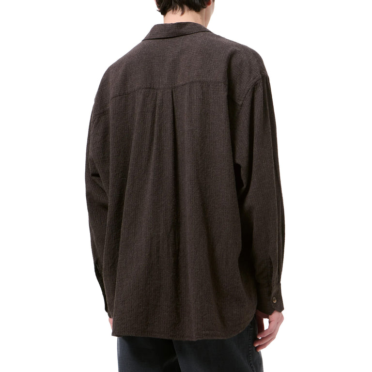 Our Legacy Borrowed Shirt - 46 / Truffle Check Grid Cloth - 3