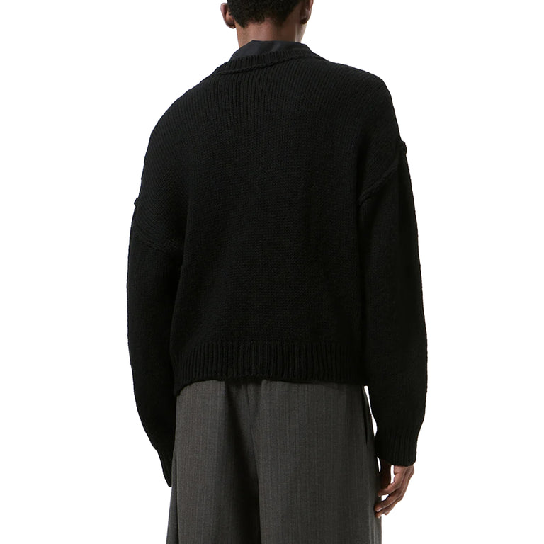 Our Legacy Pitch Cardigan - 46 / Slub Twisted Black Wool - 3