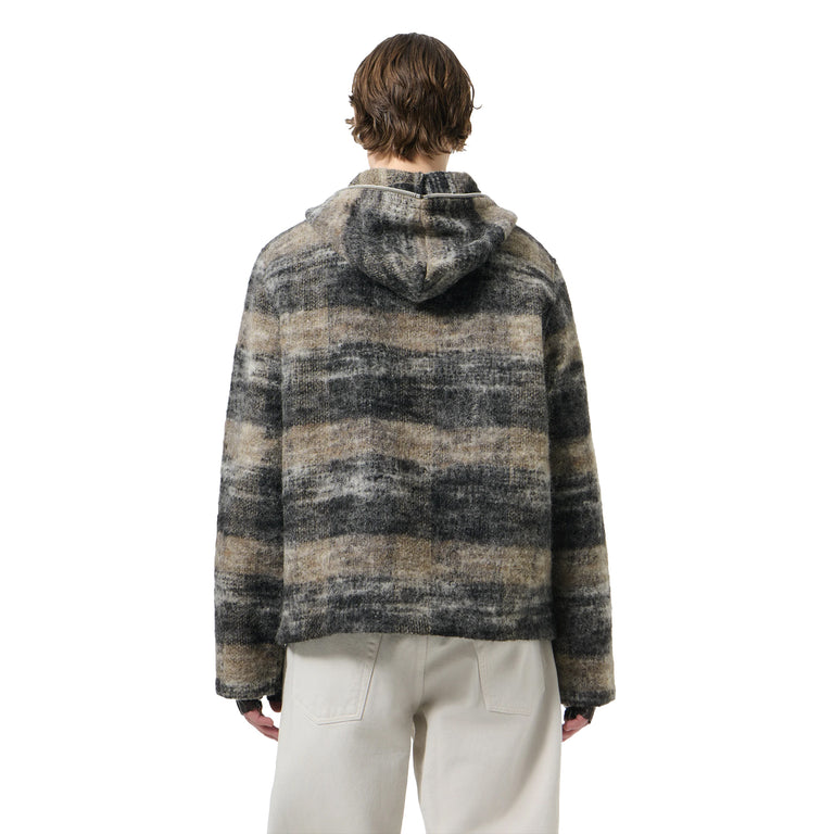 Our Legacy Full Zip Hoodie - 46 / Night Woods Check Lofty Wool - 3