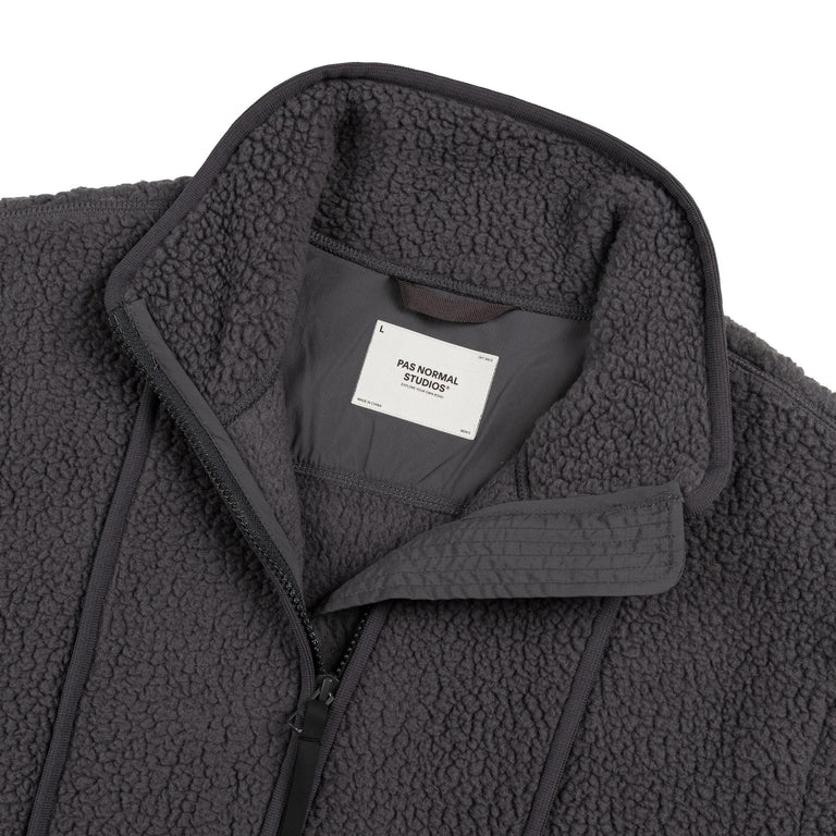 Pas Normal Studios Off-Race Pile Fleece Jacket (Steel)