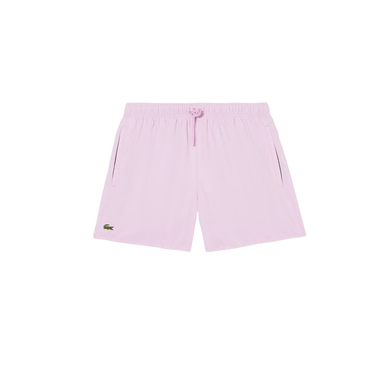 Lacoste Light Quick Dry Swim Shorts - S / Rose / Vert
