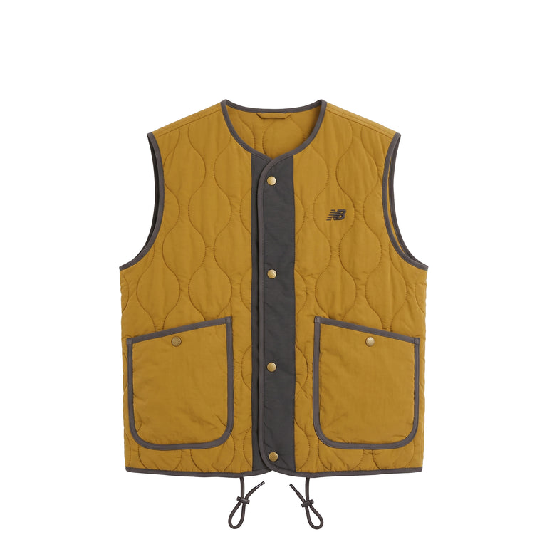 New Balance Quilted Vest - L / Bark - 1