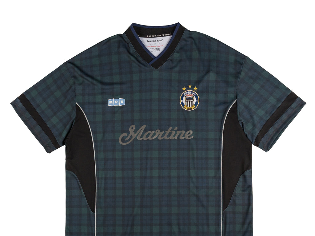 Martine Rose Football Shirt Tシャツ Martine Rose Celebration Football T-Shirt in Turquoise | SVD