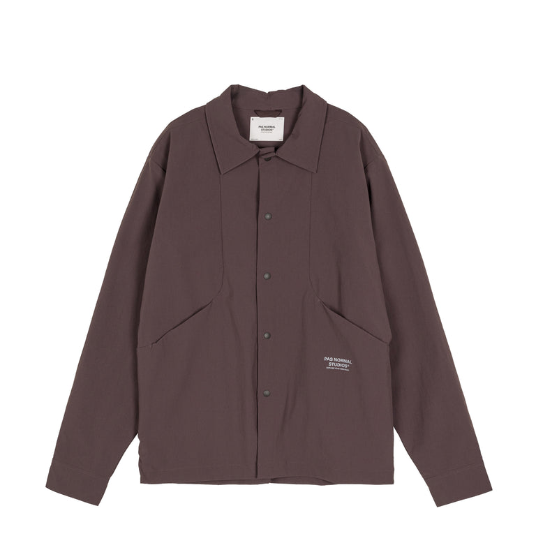 Pas Normal Studios	Off-Race Tech Overshirt - S / Dark Purple
