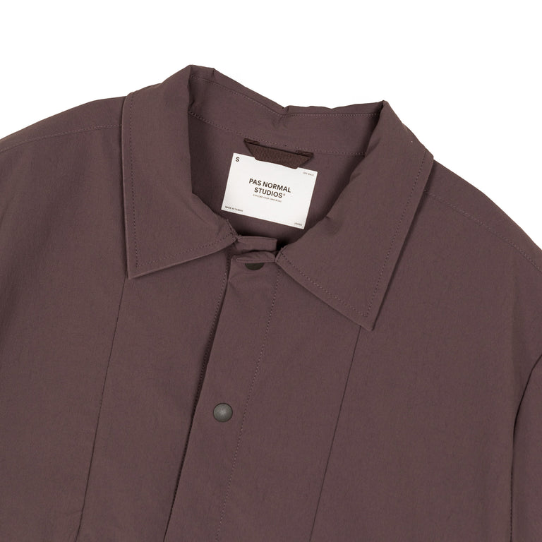 Pas Normal Studios	Off-Race Tech Overshirt - S / Dark Purple - 3