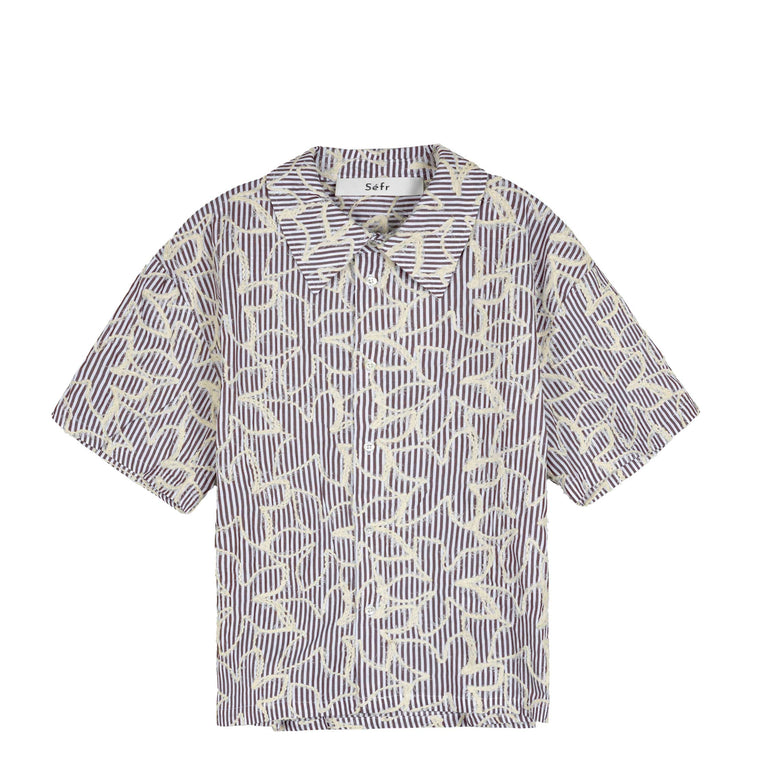 Sefr Dayot Shirt - S / By The Pool Stripe
