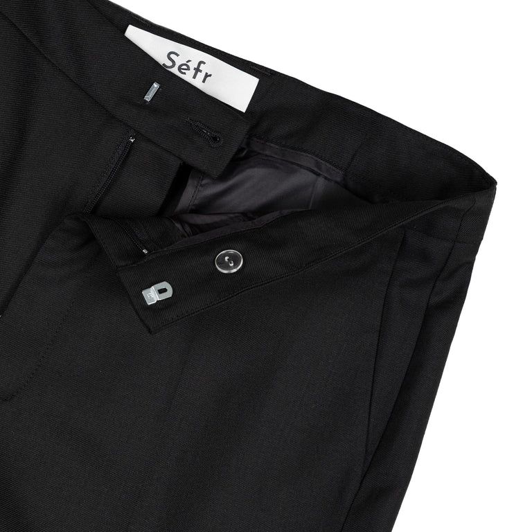 Sefr	Jeon Trouser - L / Fine Black Wool - 3