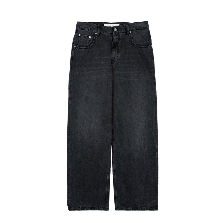 Sefr	Relaxed Cut Jeans - 30 / Black Worn Wash
