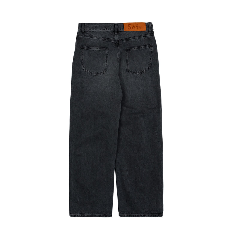 Sefr	Relaxed Cut Jeans - 30 / Black Worn Wash - 2