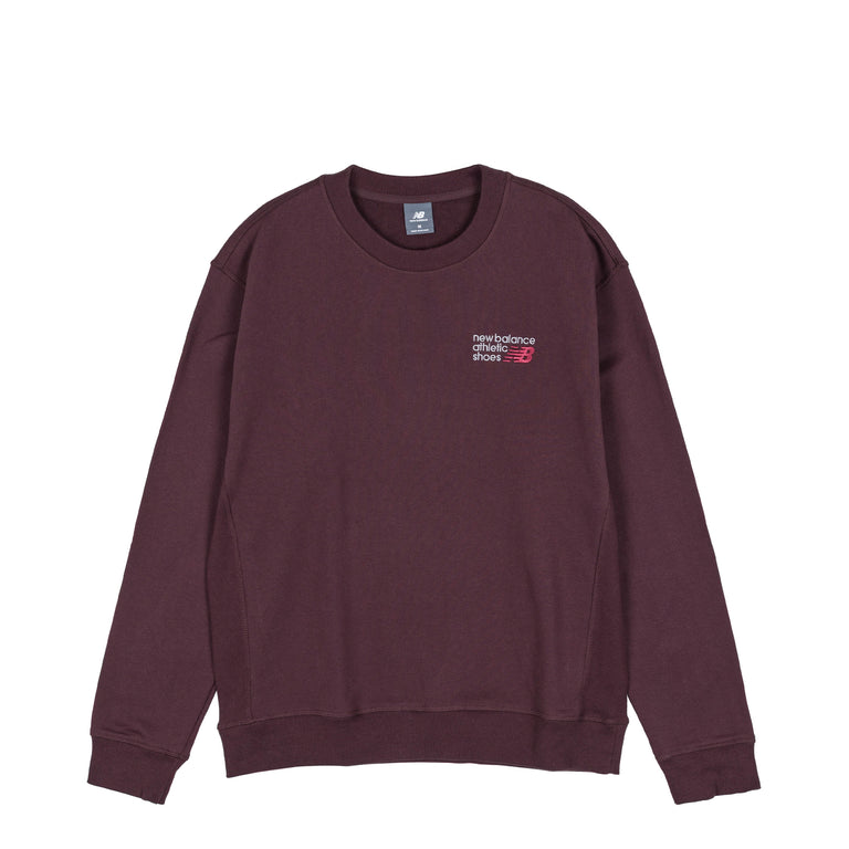 New Balance Athletics Premium Logo Crew - L / Cherry Leather - 1