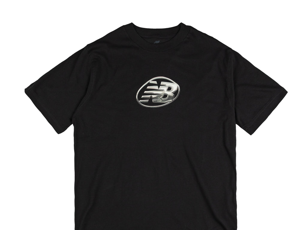 Tシャツ・カットソー NEW BALANCE Men T Shirts LMT41533BK Black MT53949-BK-New-Balance-Chrome-
