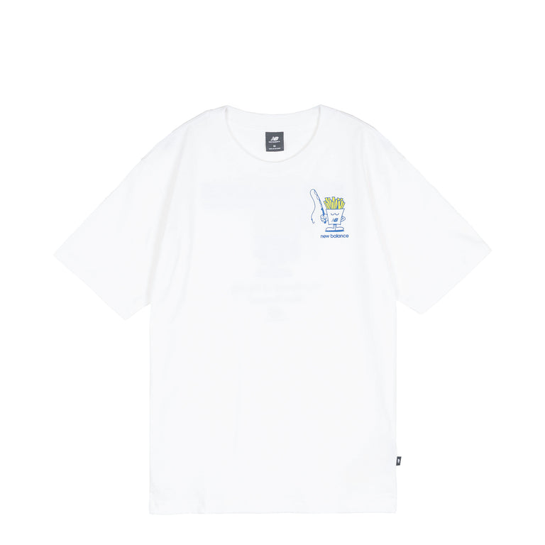 New Balance Fish and Chips T-Shirt - XL / White - 2