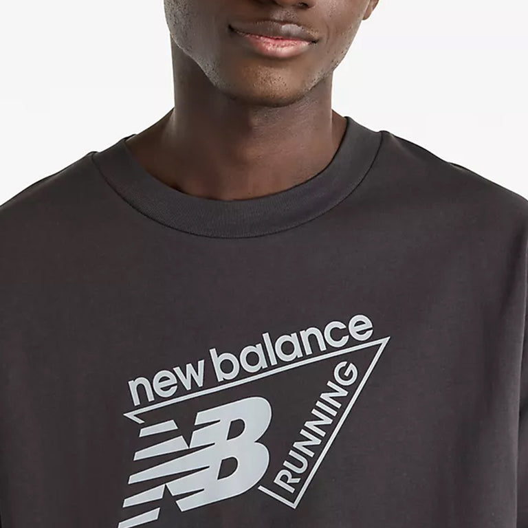 New Balance Classic Tri-Logo T-Shirt - XL / Black Cement - 3