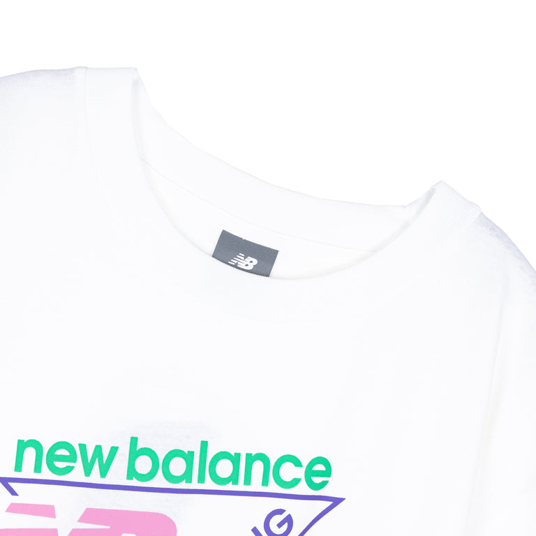 New Balance Classic Tri-Logo T-Shirt - XL / White - 2