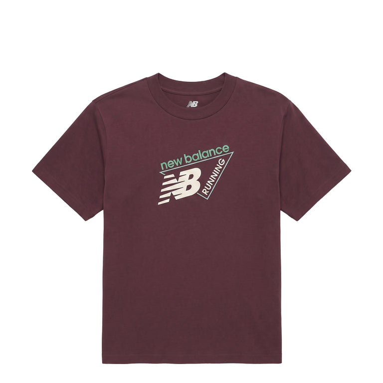 New Balance Classic Tri-Logo T-Shirt - XL / Cherry Leather - 1